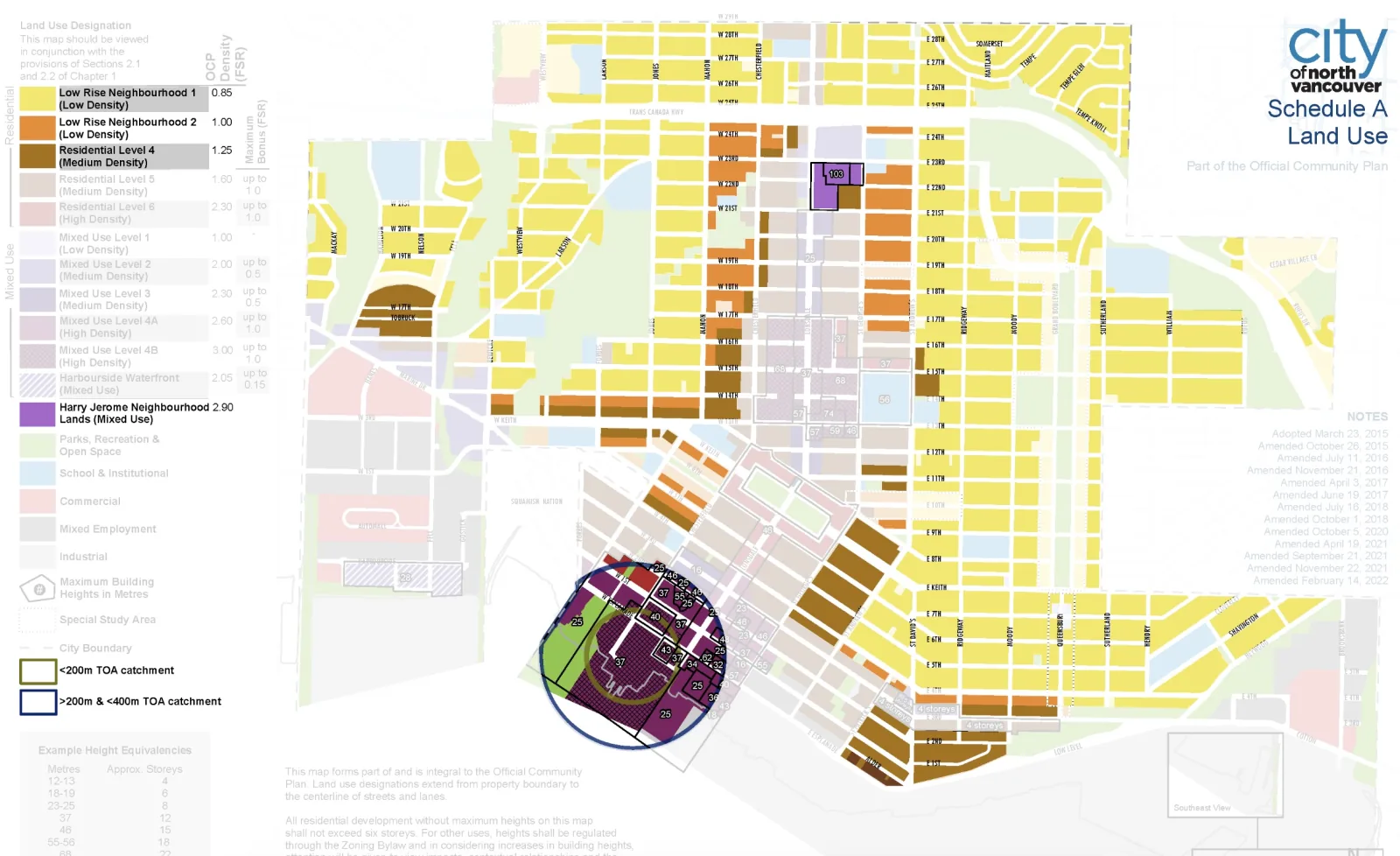Modern North Vancouver multiplex development with contemporary architecture representing the newly adopted Ground Oriented Residential zoning
