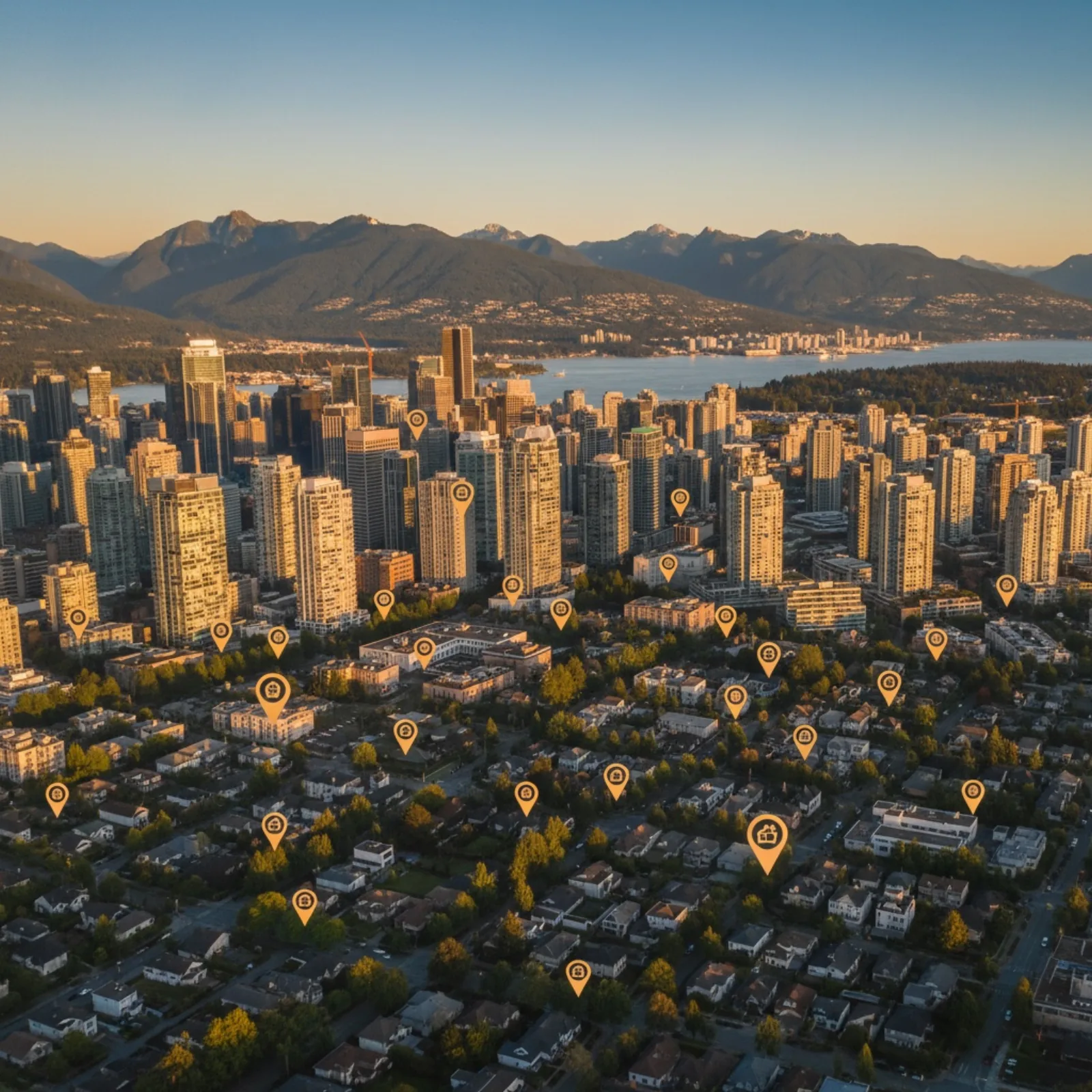 Map of Metro Vancouver highlighting SSMUH active municipalities