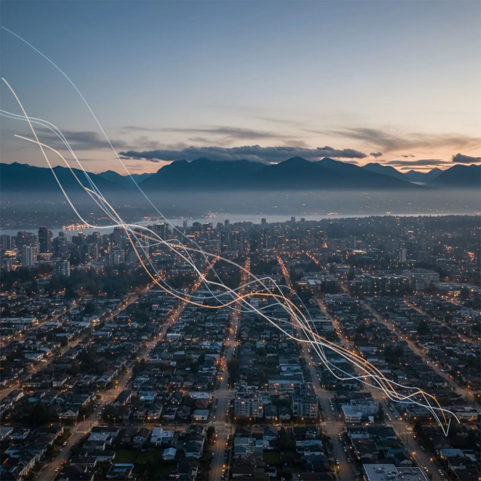 Chart showing Vancouver multiplex permit submission trends over time