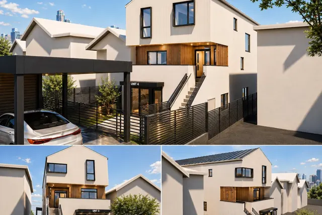 2535 E Broadway, Vancouver: a new 4-home multiplex with homes listed for sale