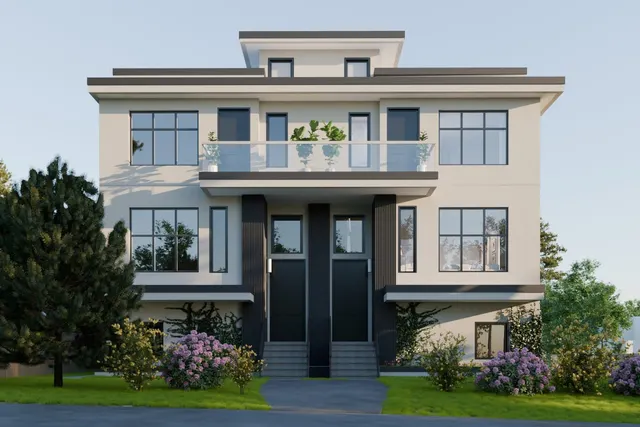 4910 Laurel St, Burnaby: a new 6-home multiplex with homes listed for sale
