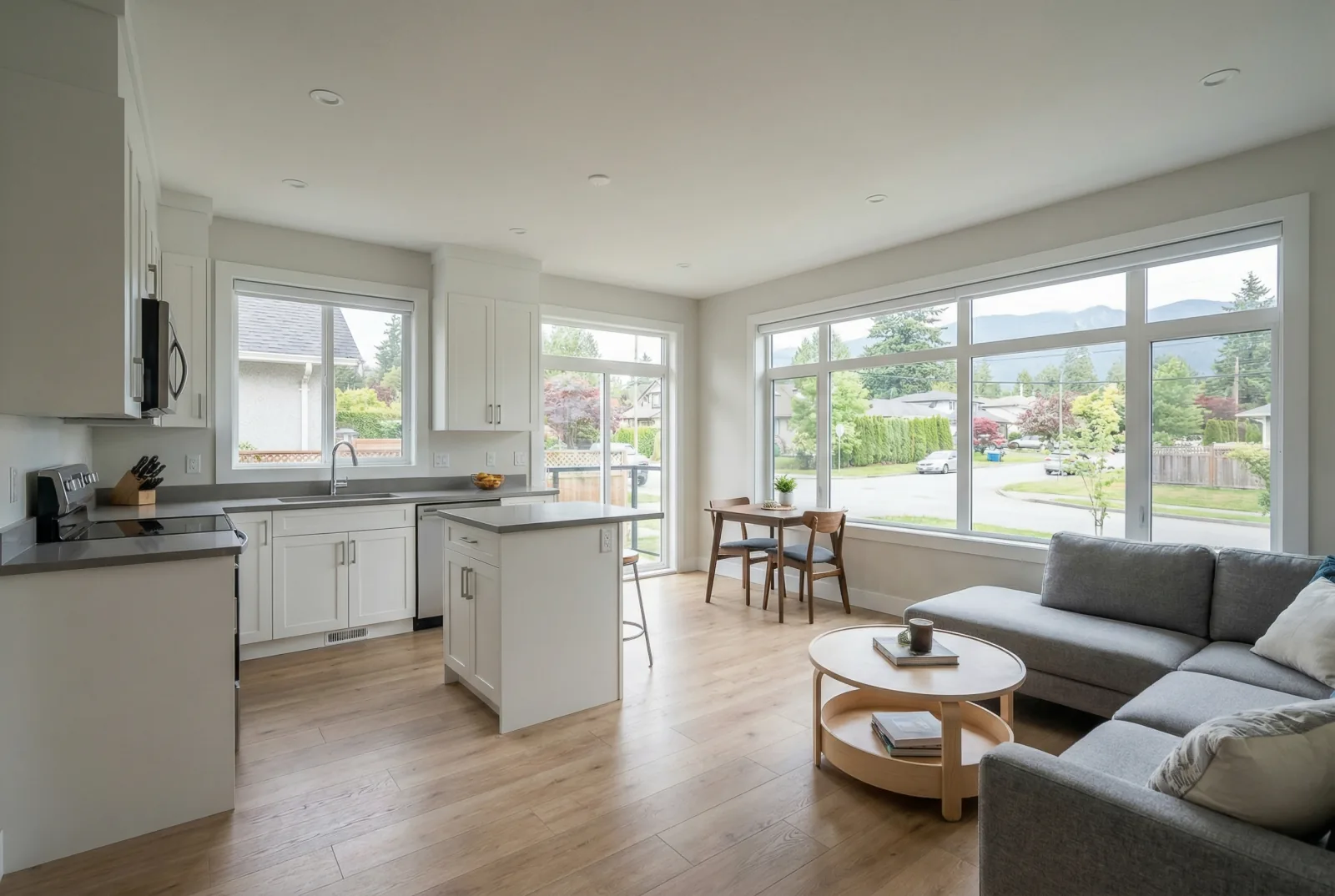 Interior of a modern duplex unit
