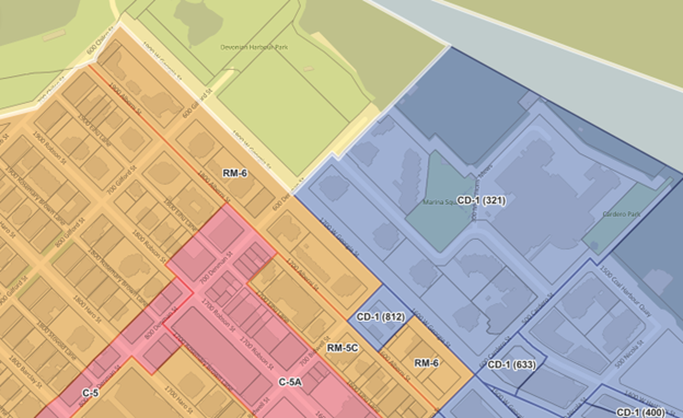 RM-6 zoning illustration