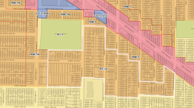RT-10 zoning illustration