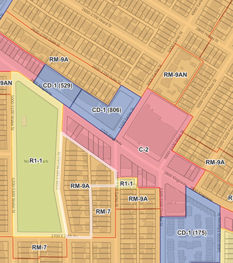RM-9A & RM-9AN zoning illustration