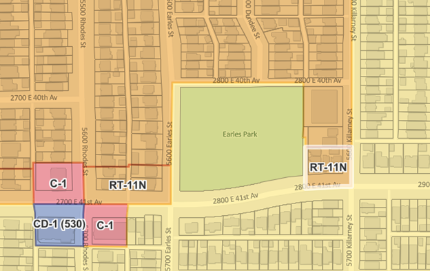 RT-11 zoning illustration